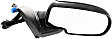 Passenger Side Non-Towing Mirror, Power, Heated, w/ 1 Paintable and 1 Textured Black Cap, Manual Folding, In-glass Signal Light, No Blind Spot Feature and Memory, w/ Puddle Light, w/o Auto-Dimming