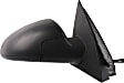 2006 Chevrolet Malibu - Passenger Side Mirror, Power Adjust, Non-Heated, Textured Black, Manual Folding, No Signal Light, No Blind Spot Feature, No Memory, No Puddle Light, No Auto-Dimming, Sedan
