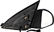 Passenger Side Mirror, Power, Manual Folding, Heated, Textured Black, No Signal Light, No Memory, No Puddle Light, No Auto-Dimming, No Blind Spot Feature