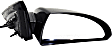 Passenger Side Mirror, Power Adjust, Non-Folding, Non-Heated, Paintable, No Signal Light, No Memory, No Puddle Light, No Auto-Dimming, No Blind Spot Feature