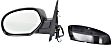 Driver Side Mirror, Power Adjust, Heated, Manual Folding, With 1 Paintable and 1 Textured Black Cap, No Signal Light, No Memory, No Puddle Light, No Auto-Dimming, No Blind Spot Feature