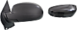 Driver Side Mirror, Power Adjust, Heated, Manual Folding, With 1 Paintable and 1 Textured Black Cap, No Signal Light, No Memory, No Puddle Light, No Auto-Dimming, No Blind Spot Feature