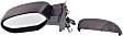 Driver Side Mirror, Power Adjust, Heated, Manual Folding, With 1 Paintable and 1 Textured Black Cap, No Signal Light, No Memory, No Puddle Light, No Auto-Dimming, No Blind Spot Feature