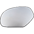 Driver Side Mirror Glass, Heated, No Auto-Dimming, Turn Signal Light and Blind Spot Detection, With Backing Plate