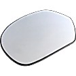 Driver Side Mirror Glass, Heated, No Auto-Dimming, Turn Signal Light and Blind Spot Detection, With Backing Plate