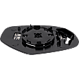 Driver Side Mirror Glass, Heated, No Auto-Dimming, Turn Signal Light and Blind Spot Detection, With Backing Plate