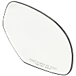 Passenger Side Mirror Glass, Heated, No Turn Signal Light and Blind Spot Detection, With Backing Plate