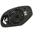 Passenger Side Mirror Glass, Heated, No Turn Signal Light and Blind Spot Detection, With Backing Plate