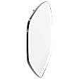 Passenger Side Mirror Glass, Heated, No Turn Signal Light and Blind Spot Detection, With Backing Plate