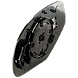Passenger Side Mirror Glass, Heated, No Turn Signal Light and Blind Spot Detection, With Backing Plate
