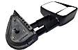 2007-2013 Chevrolet Avalanche - Passenger Side Towing Mirror, Manual Adjust, Non-Heated, Manual Folding, Textured Black, No Signal Light, Without Memory Recall, No Puddle Light, No Auto-Dimming, With Blind Spot Glass