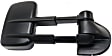 2007-2013 Chevrolet Avalanche - Passenger Side Towing Mirror, Manual Adjust, Non-Heated, Manual Folding, Textured Black, No Signal Light, Without Memory Recall, No Puddle Light, No Auto-Dimming, With Blind Spot Glass