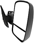 2007-2013 Chevrolet Avalanche - Passenger Side Towing Mirror, Manual Adjust, Non-Heated, Manual Folding, Textured Black, No Signal Light, Without Memory Recall, No Puddle Light, No Auto-Dimming, With Blind Spot Glass