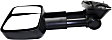 2007-2013 Chevrolet Avalanche - Passenger Side Towing Mirror, Manual Adjust, Non-Heated, Manual Folding, Textured Black, No Signal Light, Without Memory Recall, No Puddle Light, No Auto-Dimming, With Blind Spot Glass