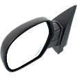 2011 Chevrolet Silverado 1500 LTZ - Driver Side Mirror, Manual Adjust, Non-Heated, Textured Black, Manual Folding, No Signal Light, No Blind Spot Feature, No Memory, No Puddle Light, No Auto-Dimming