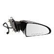 Passenger Side Mirror, Power, Manual Folding, Non-Heated, Paintable, No Signal Light, No Memory, No Puddle Light, No Auto-Dimming, No Blind Spot Feature