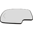 Driver Side Mirror Glass, Heated, Non-Towing, With Turn Signal Light, Backing Plate, Auto-Dimming, No Blind Spot Detection
