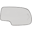 2004 GMC Sierra 2500 - Mirror Glass Passenger Side, For Models With Non-Towing Mirror, Heated, No Blind Spot Feature, In-glass Signal Light, No Auto-Dim