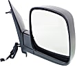 2007 Chevrolet Express 3500 Base - Passenger Side Mirror, Power Adjust, Heated, Textured Black, Manual Folding, No Signal Light, No Blind Spot Feature, No Memory, No Puddle Light, No Auto-Dim