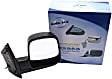 2005 Chevrolet Express 3500 - Passenger Side Mirror, Manual Adjust, Non-Heated, Textured Black, Manual Folding, No Signal Light, No Blind Spot Feature, No Memory, No Puddle Light, No Auto-Dimming