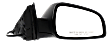 Passenger Side Mirror, Power Adjust, Manual Folding, Non-Heated, Textured Black, No Signal Light, No Memory, No Puddle Light, No Auto-Dimming, No Blind Spot Feature