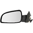 Driver Side Mirror, Power Adjust, Manual Folding, Non-Heated, Paintable, No Signal Light, No Memory, No Puddle Light, No Auto-Dimming, No Blind Spot Feature