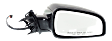 2008-2012 Chevrolet Malibu - Passenger Side Mirror, Power, Manual Folding, Heated, Paintable, No Signal Light, No Memory, No Puddle Light, No Auto-Dimming, No Blind Spot Feature