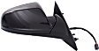 2008-2012 Chevrolet Malibu - Passenger Side Mirror, Power, Manual Folding, Heated, Paintable, No Signal Light, No Memory, No Puddle Light, No Auto-Dimming, No Blind Spot Feature