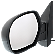 Driver Side Mirror, Power Adjust, Heated, Manual Folding, Textured Black, No Signal Light, No Memory, No Puddle Light, No Auto-Dimming, No Blind Spot Feature