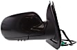 Passenger Side Mirror, Power Adjust, Manual Folding, Heated, Paintable, No Signal Light, No Memory, No Puddle Light, No Auto-Dimming, No Blind Spot Feature