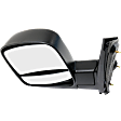 2020 GMC Savana 3500 - Driver Side Mirror, Manual Adjust, Non-Heated, Textured Black, Manual Folding, No Signal Light, With Blind Spot Glass, No Memory, No Puddle Light, No Auto-Dimming