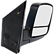 Passenger Side Mirror, Manual Adjust, Non-Heated, Manual Folding, Textured Black, No Signal Light, No Memory, No Puddle Light, No Auto-Dimming, With Blind Spot Glass