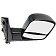 Passenger Side Mirror, Manual Adjust, Non-Heated, Manual Folding, Textured Black, No Signal Light, No Memory, No Puddle Light, No Auto-Dimming, With Blind Spot Glass