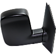 Passenger Side Mirror, Manual Adjust, Non-Heated, Manual Folding, Textured Black, No Signal Light, No Memory, No Puddle Light, No Auto-Dimming, With Blind Spot Glass