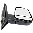 Passenger Side Mirror, Manual Adjust, Non-Heated, Manual Folding, Textured Black, No Signal Light, No Memory, No Puddle Light, No Auto-Dimming, With Blind Spot Glass