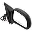 Passenger Side Mirror, Power, Power Folding, Heated, Textured Black, In-housing Signal Light, No Memory, No Puddle Light, No Auto-Dimming, No Blind Spot Feature