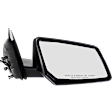 2015 GMC Acadia - Passenger Side Mirror, Power Adjust, Non-Heated, Textured Black, Manual Folding, No Signal Light, No Blind Spot Feature, No Memory, No Puddle Light, No Auto-Dimming