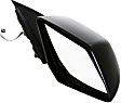 2015 GMC Acadia - Passenger Side Mirror, Power Adjust, Non-Heated, Textured Black, Manual Folding, No Signal Light, No Blind Spot Feature, No Memory, No Puddle Light, No Auto-Dimming