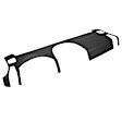 10-515LL-DGR Dark Gray, Molded, ABS Thermoplastic, Dash Cover Overlay 