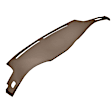 10-316LL-DBR Dark Brown, Molded, ABS Thermoplastic, Dash Cover Overlay 