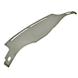 10-316LL-TGR Taupe Gray, Molded, ABS Thermoplastic, Dash Cover Overlay 