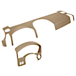 10-515C-NTL Neutral, Molded, ABS Thermoplastic, Dash Cover Overlay 