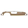 10-608LL-LBR Light Brown, Molded, ABS Thermoplastic, Dash Cover Overlay 