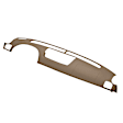 10-608LL-MBR Medium Brown, Molded, ABS Thermoplastic, Dash Cover Overlay 