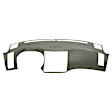 10-609LL-TGR Taupe Gray, Molded, ABS Thermoplastic, Dash Cover Overlay 