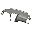 10-712LL-MGR Medium Gray, Molded, ABS Thermoplastic, Dash Cover Overlay 