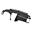 10-712SLL-BLK Black, Molded, ABS Thermoplastic, Dash Cover Overlay 