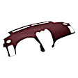 10-712SLL-MR Maroon, Molded, ABS Thermoplastic, Dash Cover Overlay 
