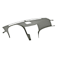 10-812SLL-MGR Medium Gray, Molded, ABS Thermoplastic, Dash Cover Overlay 