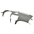 10-812SLL-MGR Medium Gray, Molded, ABS Thermoplastic, Dash Cover Overlay 